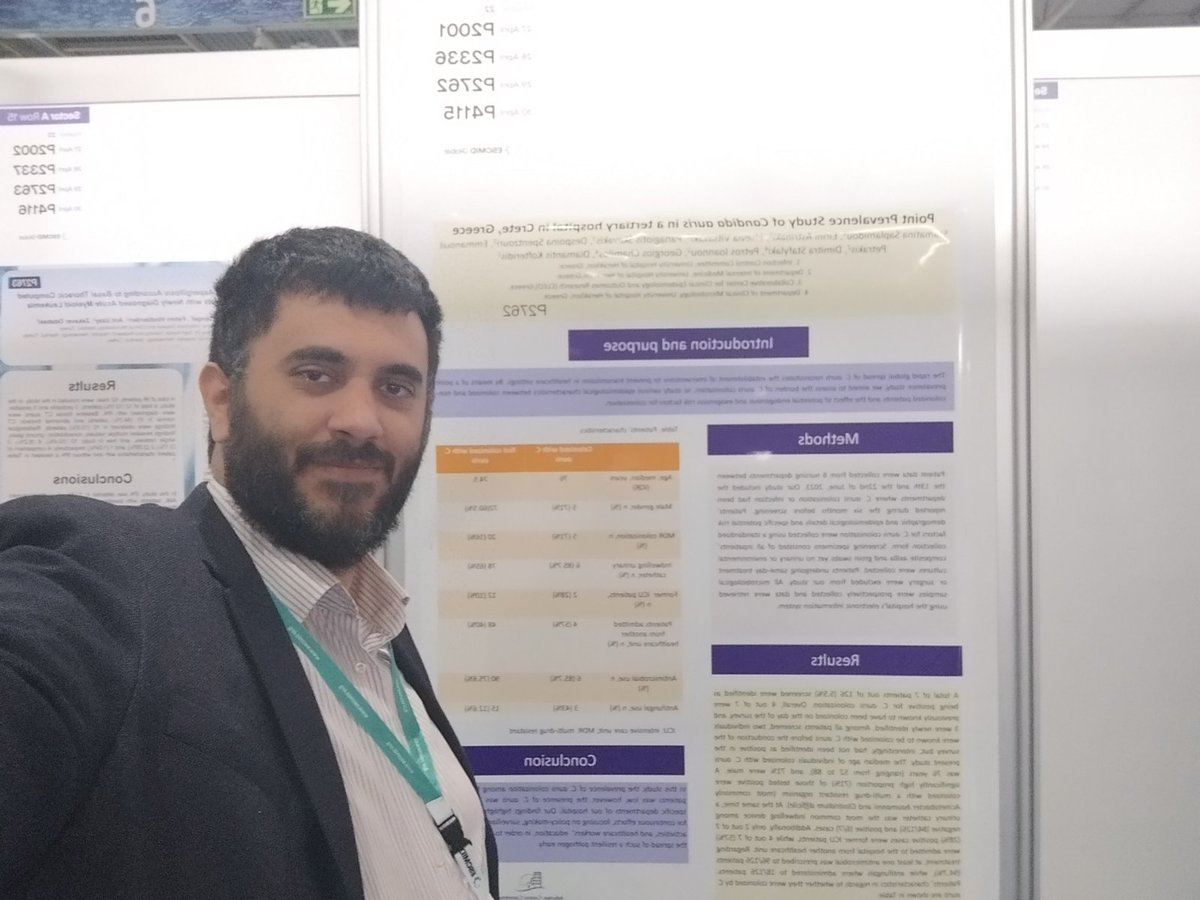 PPS of Candida auris in the University Hospital of Heraklion in Greece. P2762 in #ESCMIDGlobal #ESCMIDGlobal2024 #ECCMID2024