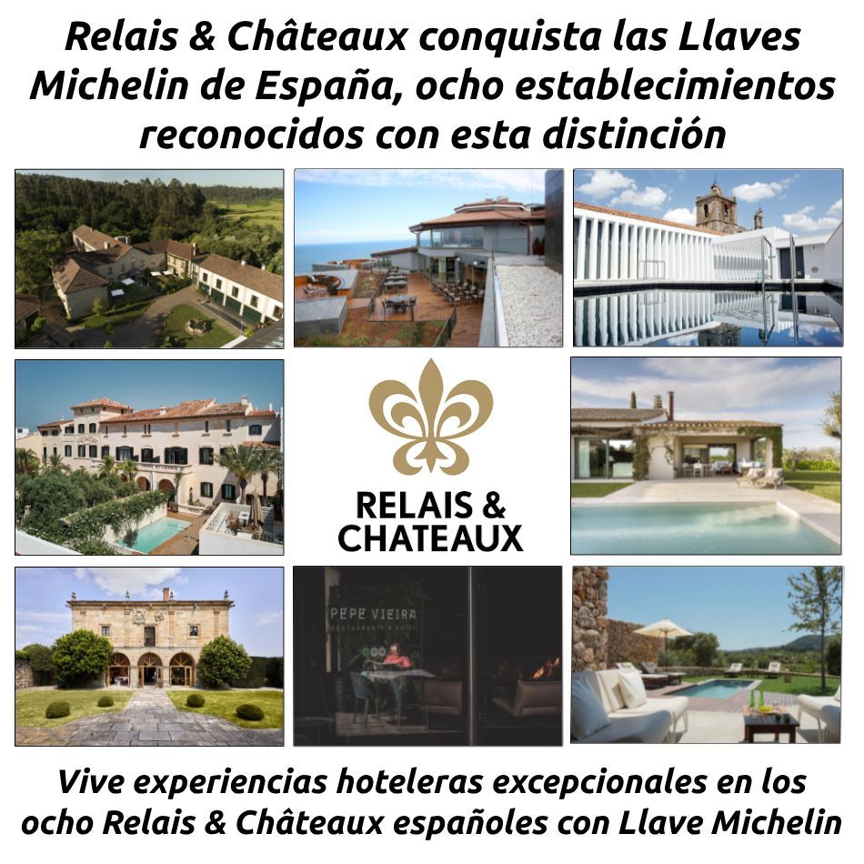 RELAIS & CH TEAUX CONQUISTA LAS LLAVES MICHELIN DE ESPAÑA, OCHO ESTABLECIMIENTOS RECONOCIDOS CON ESTA DISTINCIÓN hosteleriaenvalencia.com/noticias.asp?i… @RelaisChateaux #RelaisChateauxEspana #LlavesMichelin #HotelesExclusivos #ExperienciasUnicas #TurismoDeLujo #HosteleriaEnValencia