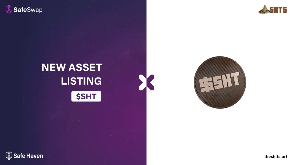 Today’s the day🎉

$SHT is now live on #SafeSwap!

Even better? It’s now accessible via @base chain. A whole new world of possibilities awaits.

#VeChain #VET #crosschain #BaseChain #Base