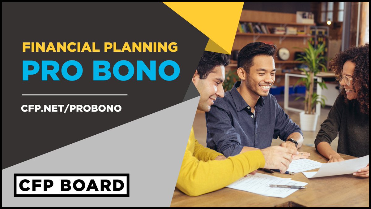 Engaging in #ProBono work as a CFP® professional is a powerful way to give back and make a positive social impact. Volunteer your expertise to potentially transform lives, help individuals and families achieve their goals, and secure a brighter financial future. Get started: