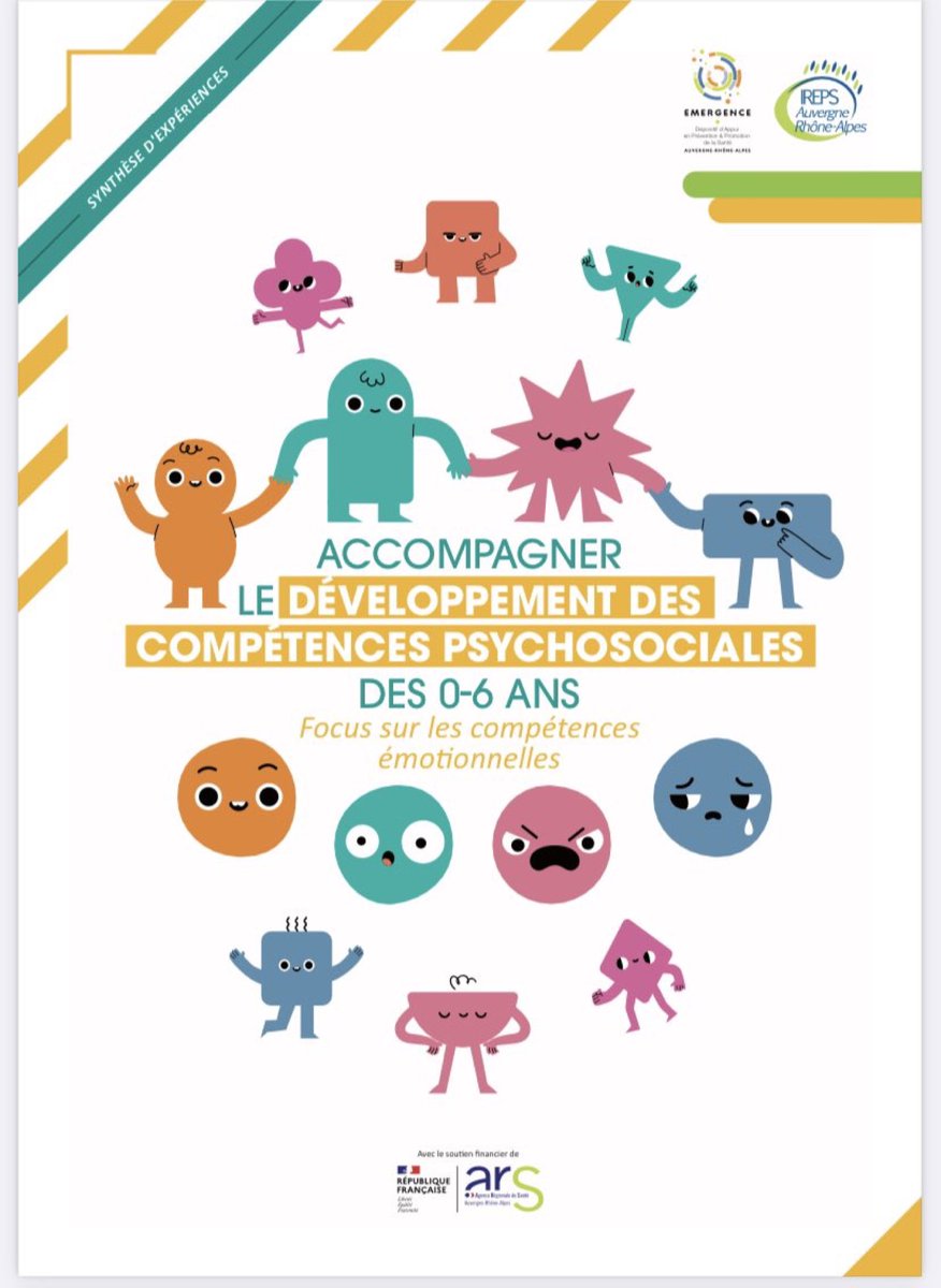 #Enseignement #Compétences #CPS Accompagner le développement des compétences psychosociales des 0-6 ans ireps-ara.org/actualite/acti…
