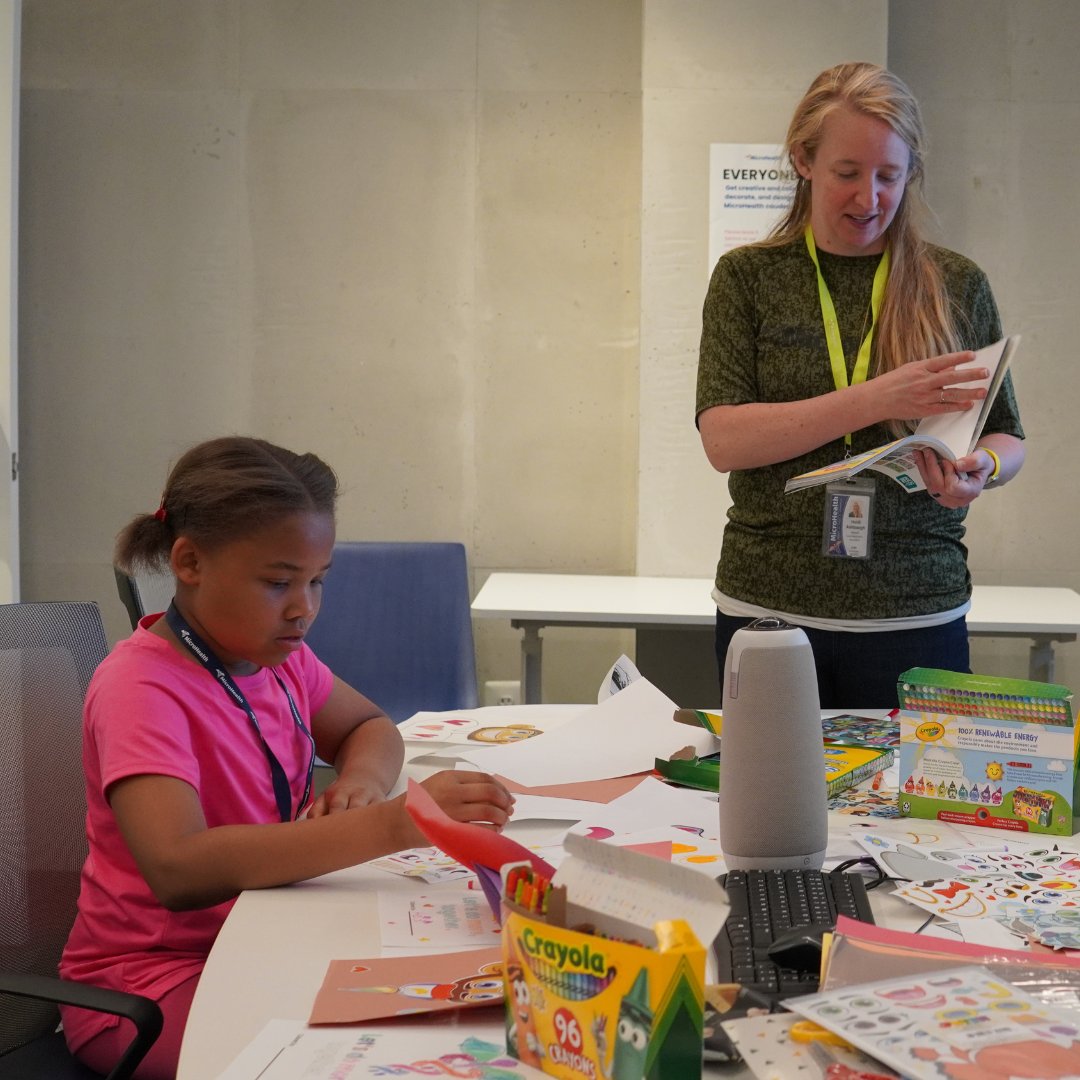 MicroHealthLLC's tweet image. And that’s a wrap 🎬 on Take Your Child to Work Day! 

The MH teammates and their kids had a blast at last week’s festivities.  

What was your favorite part about TYCTWD? Let us know in the comments. ⬇️ 

#takeyourchildtoworkday #tyctwd ##tyctwd2024 #microhealth
