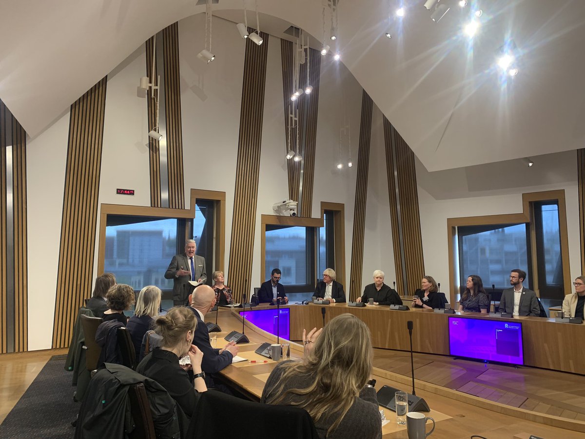 Delighted to be @ScotParl with @scotgovopen and hearing from @ShonaRobisonMSP & @GeorgeAdam.