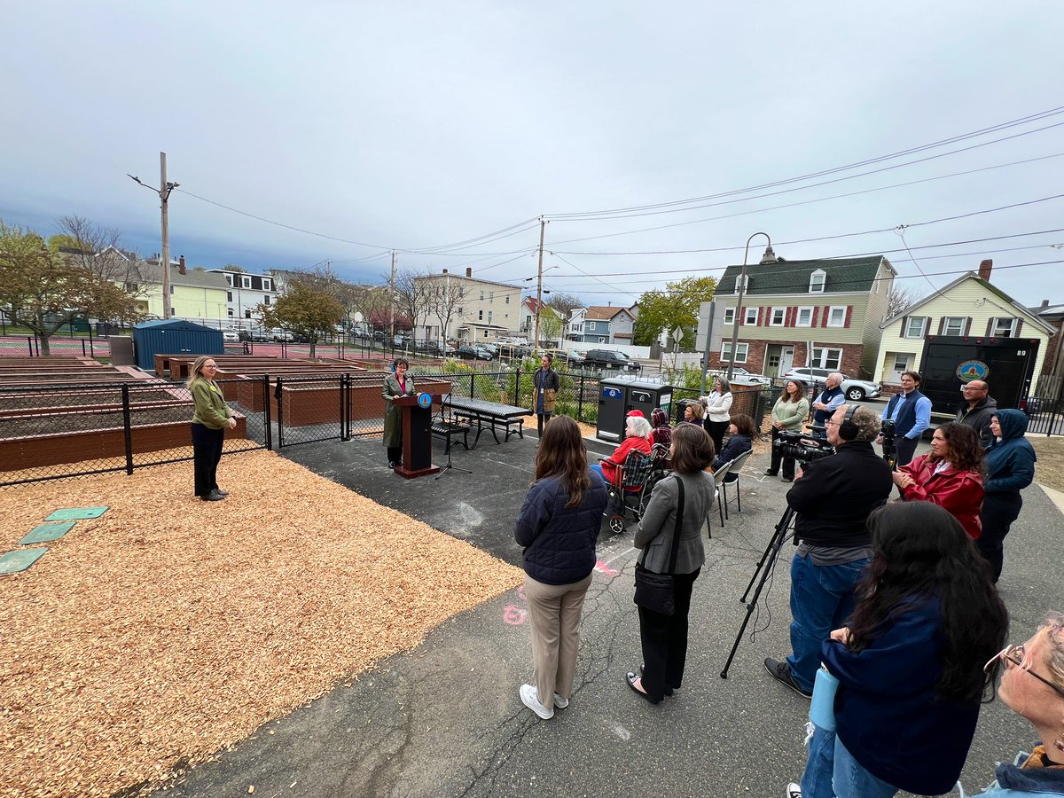 Here with Mayor Ballantyne as we cut the ribbon on the Glen Park Community Garden Expansion. This includes 18 new raised community garden beds, including ADA-accessible raised beds. The city purchased the land in 2018 using CPA funds — the first time CPA funds have been used to…