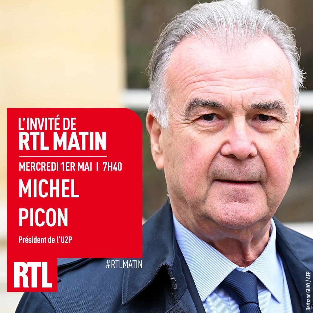 Il représente près de 4 millions d’entreprises, soit 2 sur 3 : les artisans, commerçants, professions libérales… En ce 1er mai, jour de fête du travail, @PiconMichel, le président de l’Union des Entreprises de Proximité est l’invité d’@amandine_begot ce mercredi à 7H40 dans