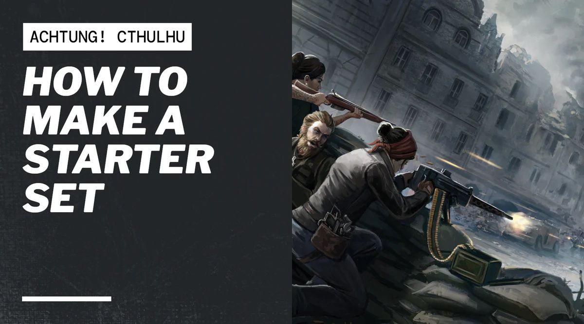 “We’ve got a brilliant loyal set of fans and we love them, but every RPG needs to welcome a succession of new players on board to keep it viable.” Learn more about the process we took on creating the new Achtung! Cthulhu Starter Set 👉 buff.ly/3wexALQ