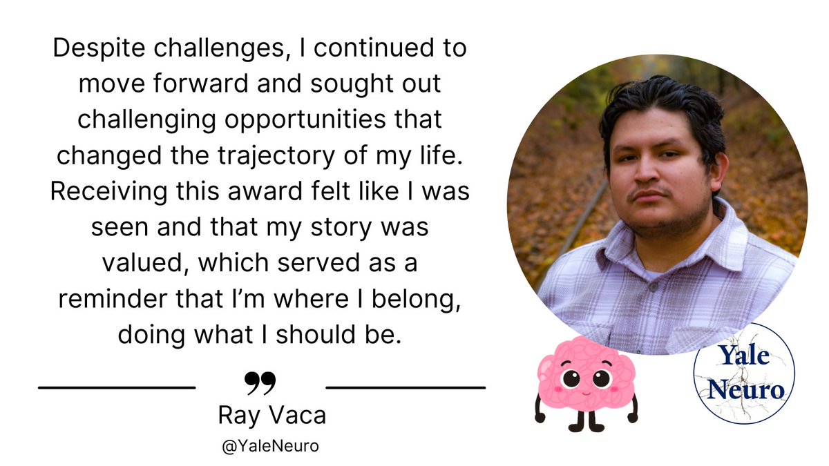 This #TraineeTuesday, we are highlighting Ray Vaca @ray_vaca909, a @Yale_INP graduate student in the @LabYogev! He was recently awarded a @NSF Graduate Research Fellowship! 🥳 [1/5]