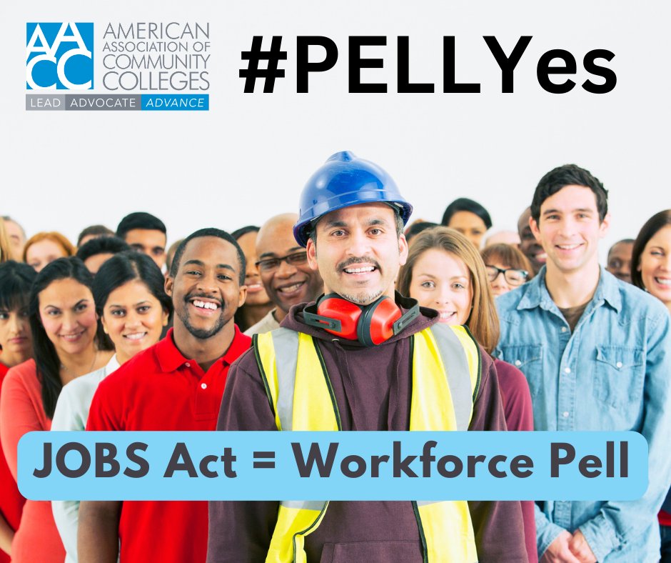 #PellYes is still alive and well in the #JobsAct. Let’s get it done for the more than 4 million students in these critical workforce training programs. @SenTimKaine #workforcepell