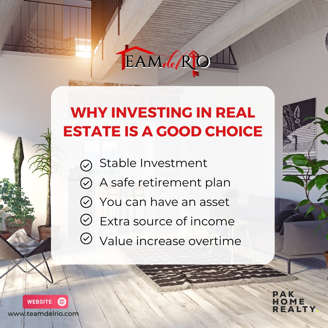 🏠💰 Invest in real estate for stable returns and long-term growth. 📈 Don't miss out on the opportunity to build wealth and secure your future! 

#soldbyteamdelrio #realestate #ca #realtor #pakhomerealty
#RealEstateInvesting #FinancialFreedom #WealthBuilding