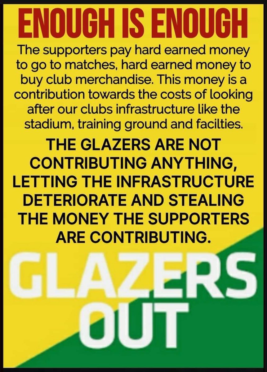 I don't care if ten hag gets sacked get the #GlazersOut #GlazersSellManUtd #GlazersFullSaleNOW