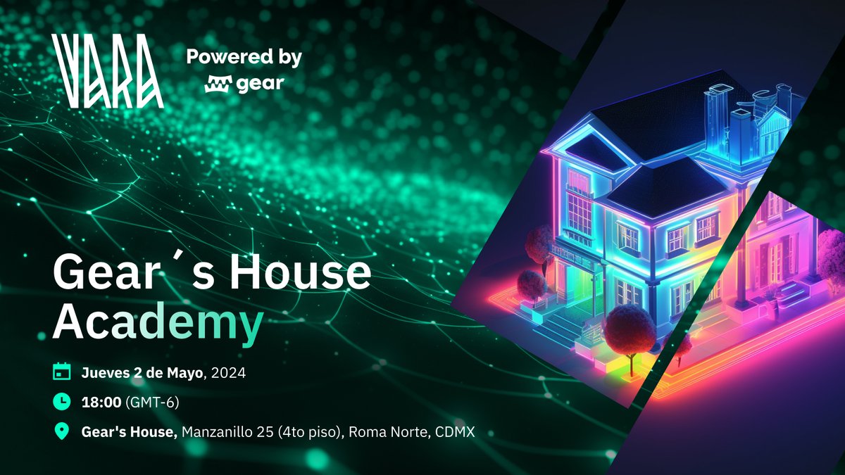 Gear's House abierta este jueves para la Comunidad Web3 de México ¡Te esperamos!😃

📅 Jueves 2 de Mayo | 18:00 GMT-6
📍 Manzanillo 25 (4to piso), Roma Norte, CDMX🇲🇽
🔗airtable.com/appmJO3yUIG3wf…
