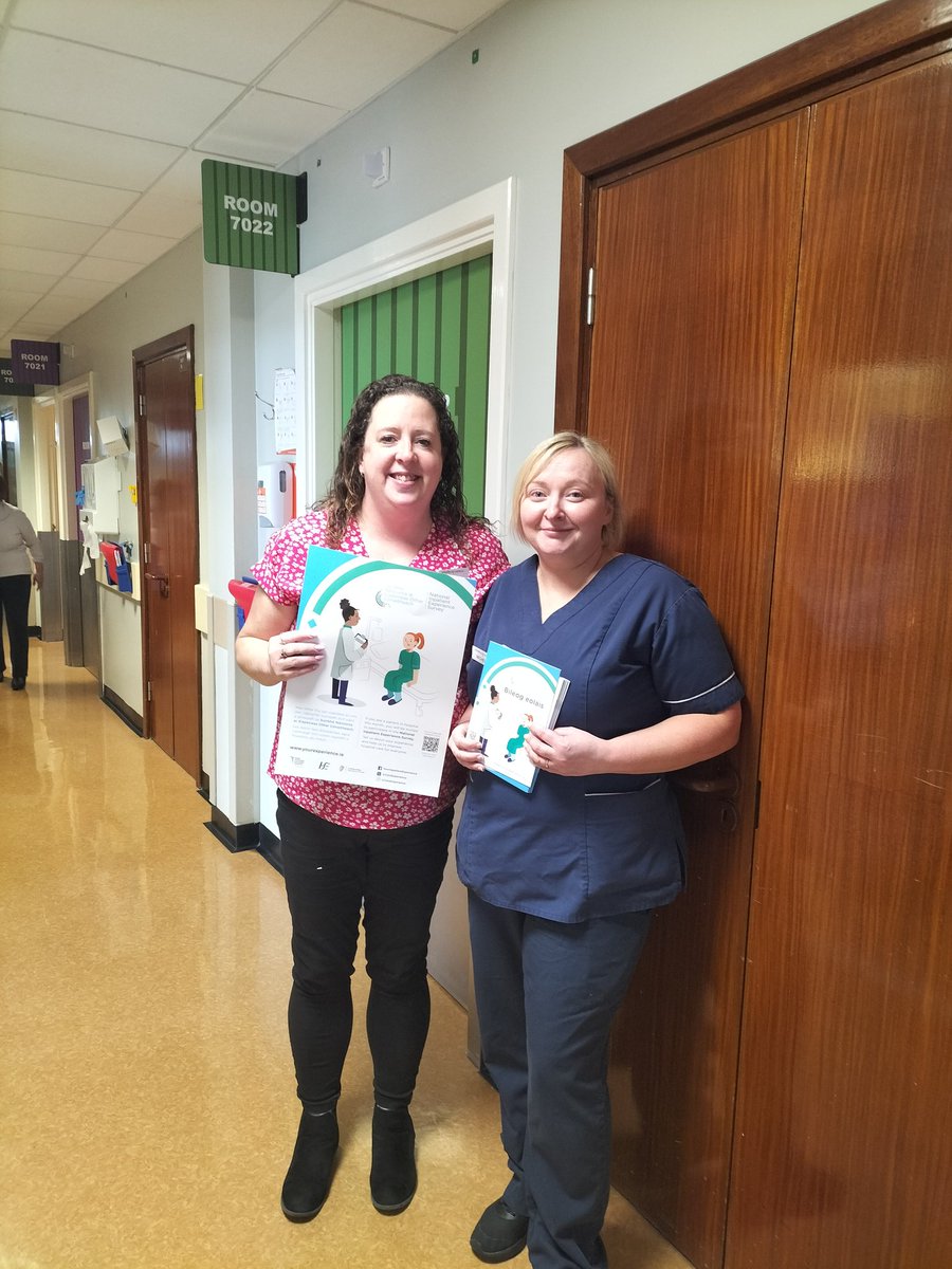 Karen Spratt (@kazspratt) on Twitter photo The National Inpatient Experience Survey 2024 commences tomorrow. Patients over the age of 16 discharged during May will be invited to take part. This nationwide survey asks patients about their recent experience in hospital. <a href="/MauraHeffernan2/">Maura Heffernan</a> <a href="/careexperience/">National Care Experience Programme</a> @hselive The National Inpatient Experience Survey 2024 commences tomorrow. Patients over the age of 16 discharged during May will be invited to take part. This nationwide survey asks patients about their recent experience in hospital. <a href="/MauraHeffernan2/">Maura Heffernan</a> <a href="/careexperience/">National Care Experience Programme</a> @hselive