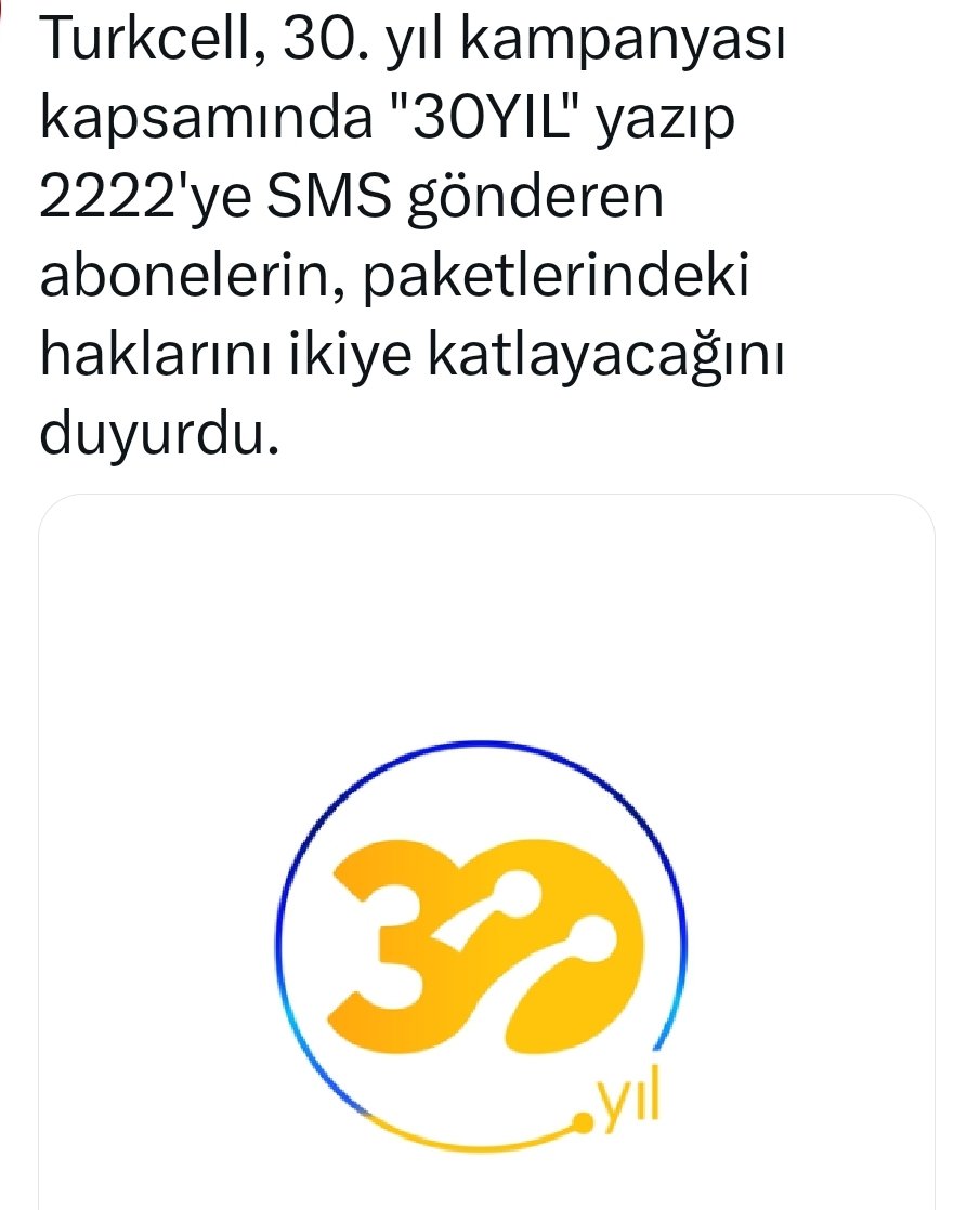 Ben gönderdim 15 gb internet 1.250 dakika ve 1000 SMS Hattıma tanımlandı Turkcell aboneleri için tavsiye ederim 👇👇👇