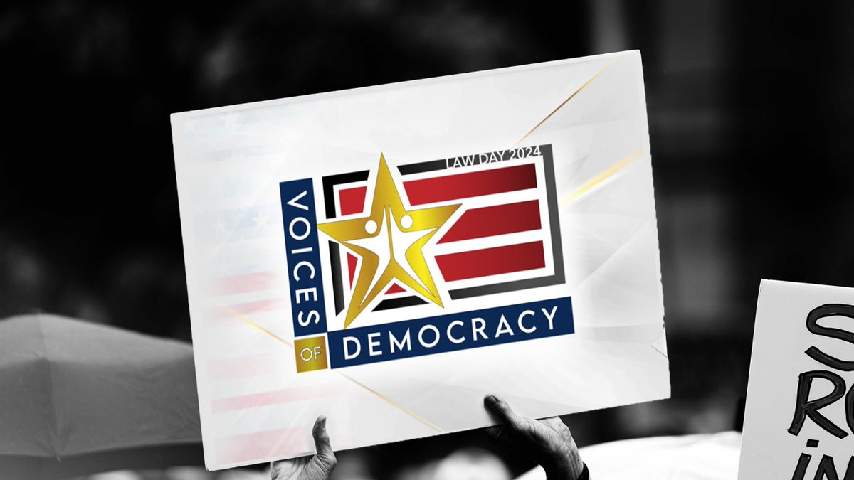 Tomorrow is #LawDay—an annual commemoration held on May 1 to celebrate the rule of law & cultivate deeper understanding of the legal system. This year's theme, “Voices of Democracy” recognizes that in democracies, the people rule. Learn more bit.ly/4baAAI7 & stay tuned!