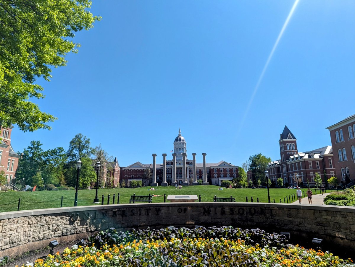 Another beautiful day at the University of Missouri!