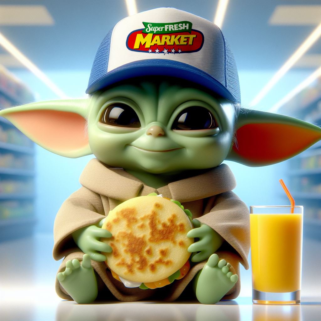 ¡Que la frescura te acompañe, siempre! En Freshmarket, hasta Baby Yoda sabe dónde disfrutar de un rico desayuno. 🤩
¡Acompáñanos en este viaje galáctico y disfruta de nuestros desayunos como pastelitos, arepas, tequeños, cachitos, empanadas y más!
#DíaDeStarWars #Freshmarketmcbo