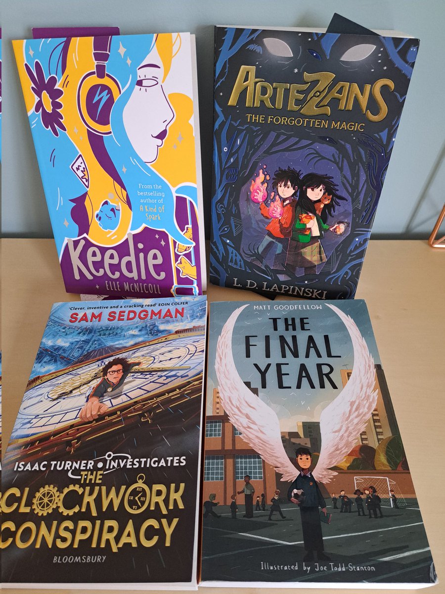 As if our Teacher's Reading Group have asked us to choose 2 favourite books for the whole year!! Just 2?! I have unhappily narrowed it down to 4.... @DoncasterRwm