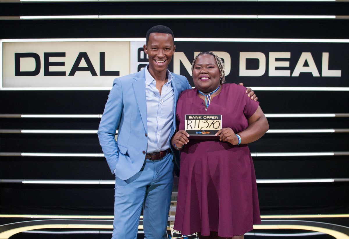 Siyanda won herself R11 370.00 Just before Workers Day. #SABC2SiLaFamilia #DealorNoDealZA