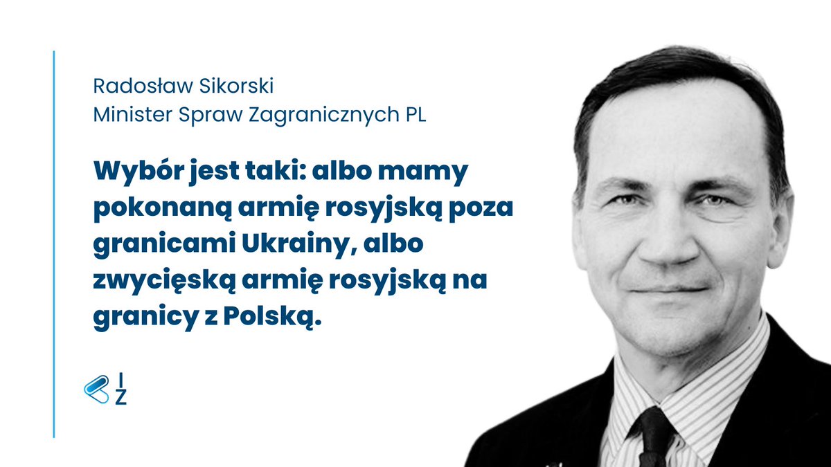 🗨️Minister @sikorskiradek w wywiadzie dla 'Bild' ostrzega przed zagrożeniem ze strony Rosji dla Polski i NATO. 💭Decyzje @Bundeskanzler wobec 🇺🇦 budzą kontrowersje, ale Sikorski apeluje o wyważoną ocenę sytuacji. 🗒️Najważniejsze tezy wywiadu przytacza @tepper_anna w Serwisie