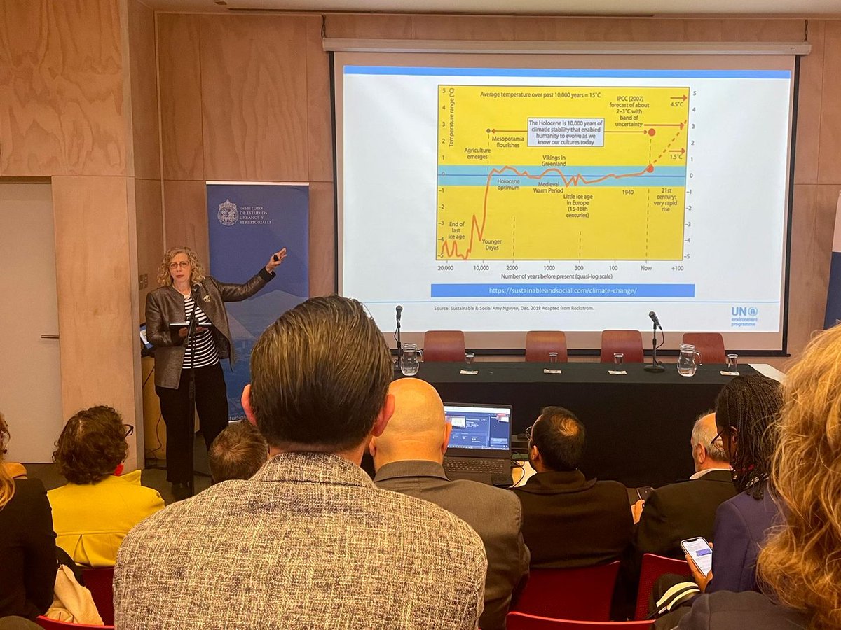 Brilliant to join @ucatolica yesterday to discuss how we can collectively address the triple planetary crisis & priorities for Chile. We must all work together to make the progress needed #ForPeopleForPlanet Thanks to fellow speakers & students for such an engaging discussion.