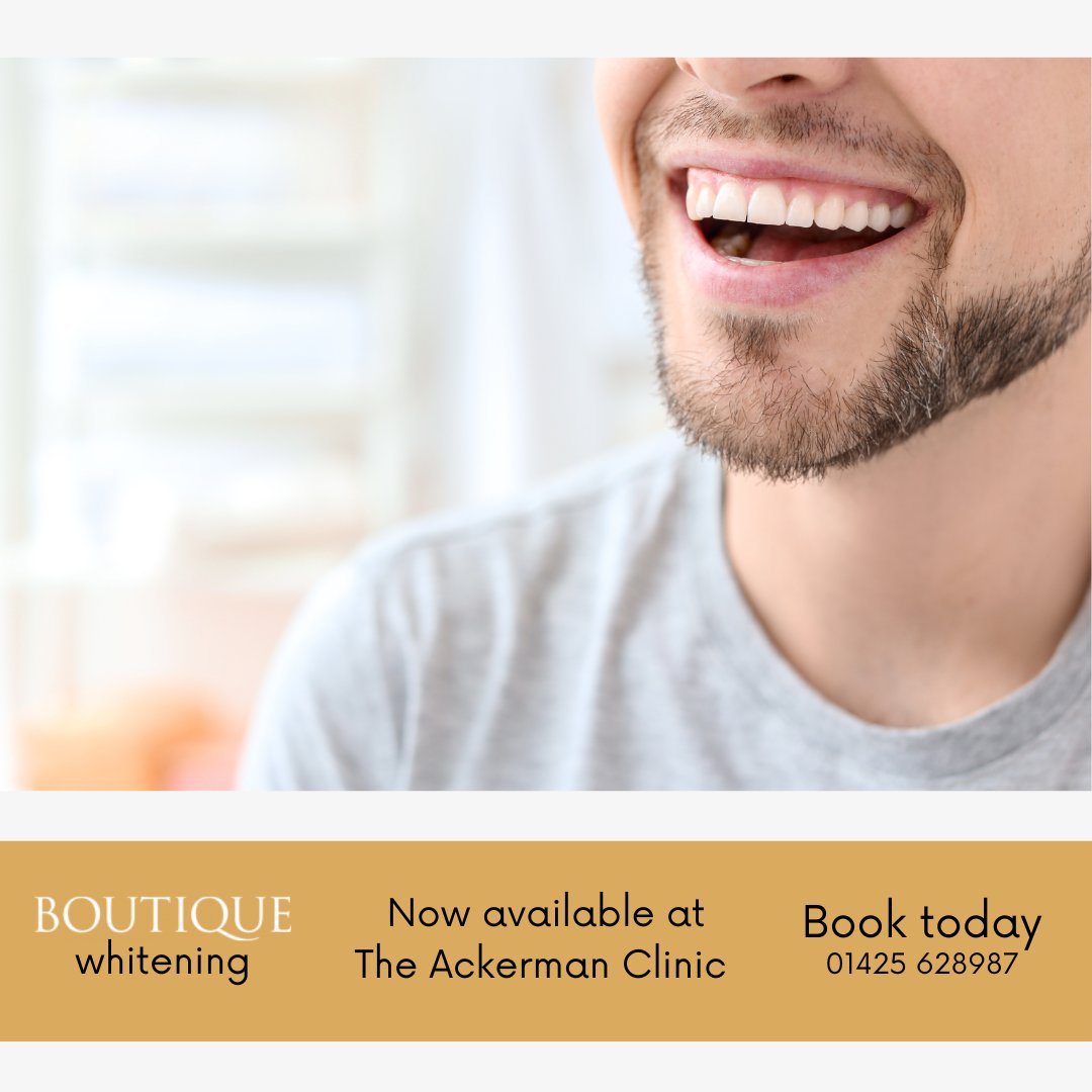 Are you self-conscious of your yellow or stained smile? Get the confidence you deserve with Boutique whitening! 
To book with us call 01425 628 987

 #BoutiqueWhitening #TeethWhitening #SmileConfidence #DentalCare #HealthySmile #CosmeticDentistry #WhiteTeeth