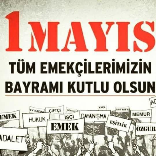 . Bu büyük dünyayı inşa eden tüm emekçilerin ve işçilerin, #1Mayıs İşçi Bayramı kutlu olsun.💐