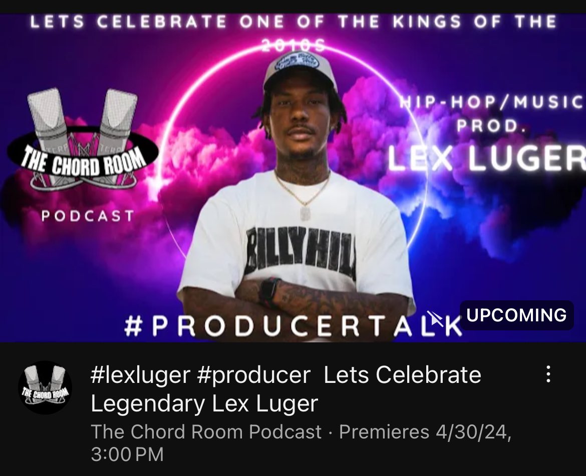 Recognizing legendary producer @lexlugertmog ‼️

youtu.be/V2S9a3oe6MY?si…
_________________________
#lexluger #producer #beats #legend #hiphopculture #hiphopmusic #music #fyp #blackpodcast #hiphop 
#podernfamilynetwork #blackpodcast #blackpodcastnetwork #blackcreatives