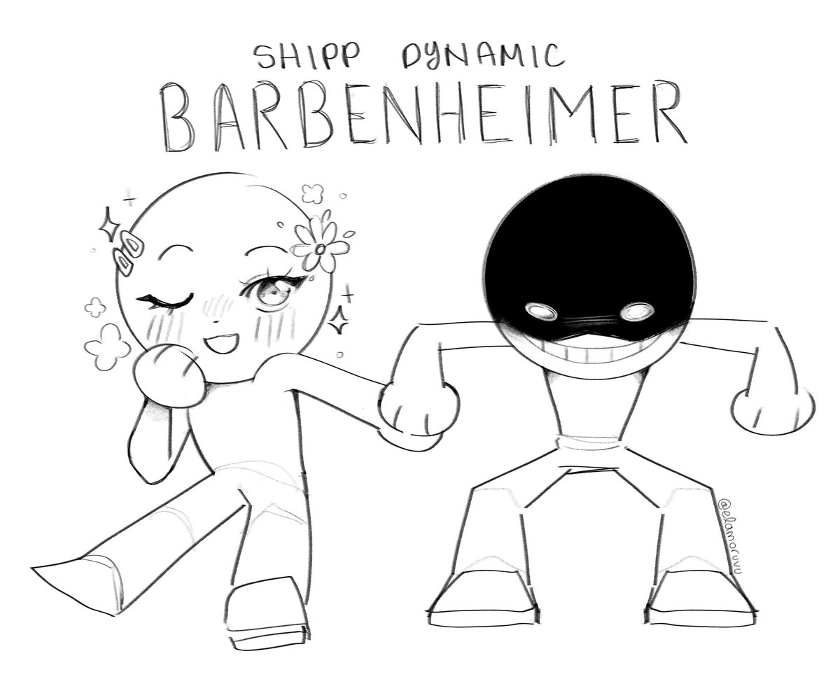 Idk this is one of my favorite shipp dynamic, show me your Barbenheimer 🫵🐱