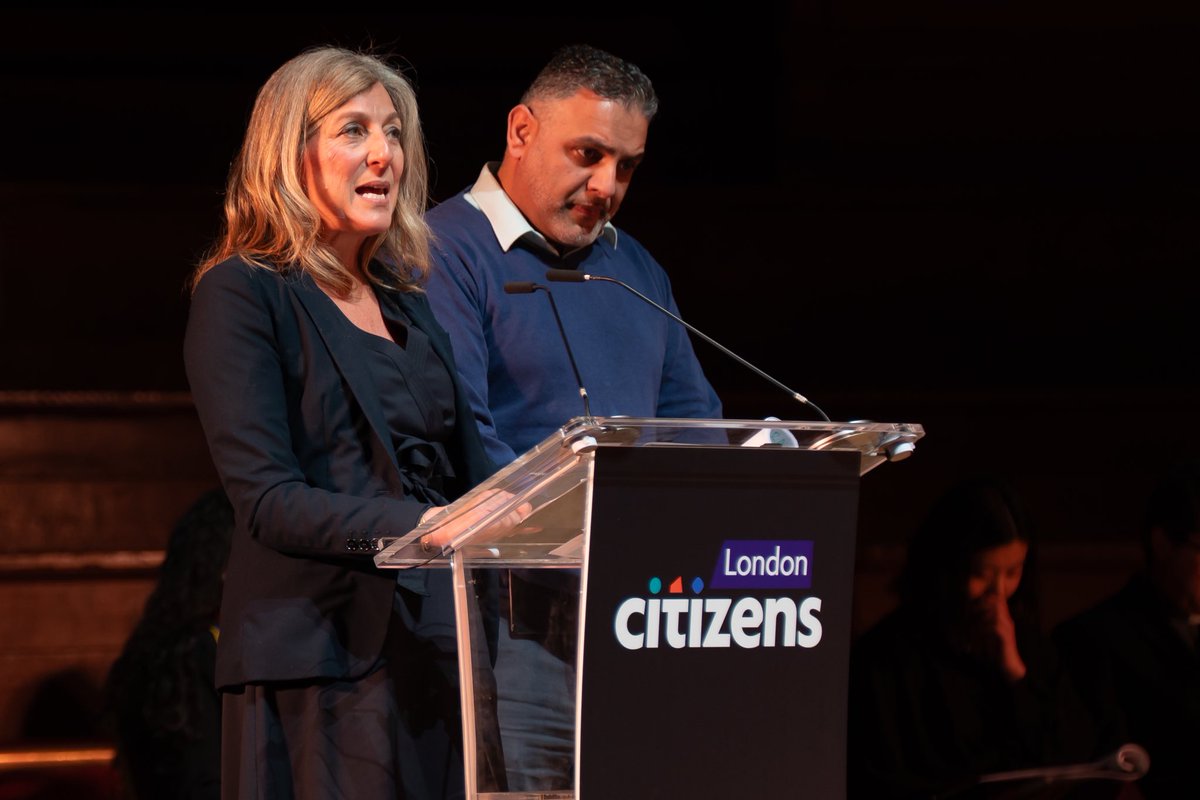 Finchley Progressive Synagogue's Rabbi @RebeccaQBirk Co-Chaired the @CitizensUK Mayoral Accountability Assembly, which was addressed by @MayorofLondon @SadiqKhan. Read the full story here: loom.ly/vzVM0Gk