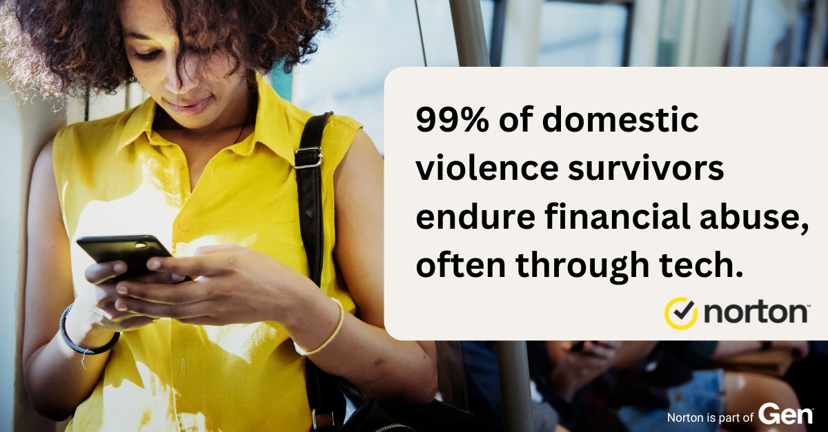 Tech abuse takes many forms, from identity theft on cash apps to monitoring spending on shared bank accounts. Our Cyber Safety brand, @Norton , has teamed up with @nnedv to offer critical safety tips for survivors: bit.ly/3y0EDbH #CyberSecurityAwareness #DomesticViolence