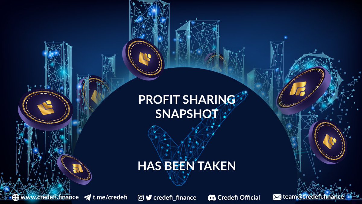 Hello Credefians, We're thrilled to announce that the xCREDI revenue share snapshot has been successfully completed! A hearty congratulations to all xCREDI holders selected for the first profit-sharing tranche, slated for June 30. Here's a breakdown of current holder numbers:…