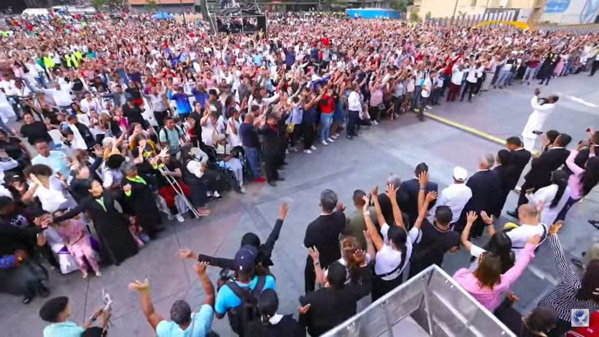 The Nation of Venezuela 🇻🇪 will never be the same again. The cripples are walking, The blind can see! The deaf can hear and all diseases under the sun were healed. The gospel of the coming of THE MESSIAH has been preached in Venezuela, Hallelujah 🇻🇪 #VenezuelaMegaMission