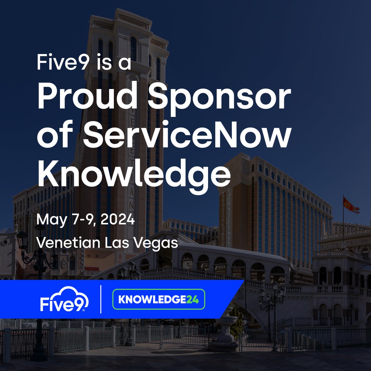 We're a proud sponsor of @ServiceNow #Knowledge24. Join us at booth 5447 to learn how to bring the power of people, technology, and partners to deliver an industry leading #CX. See you there. #PartnerPowered spr.ly/6012b5uw4