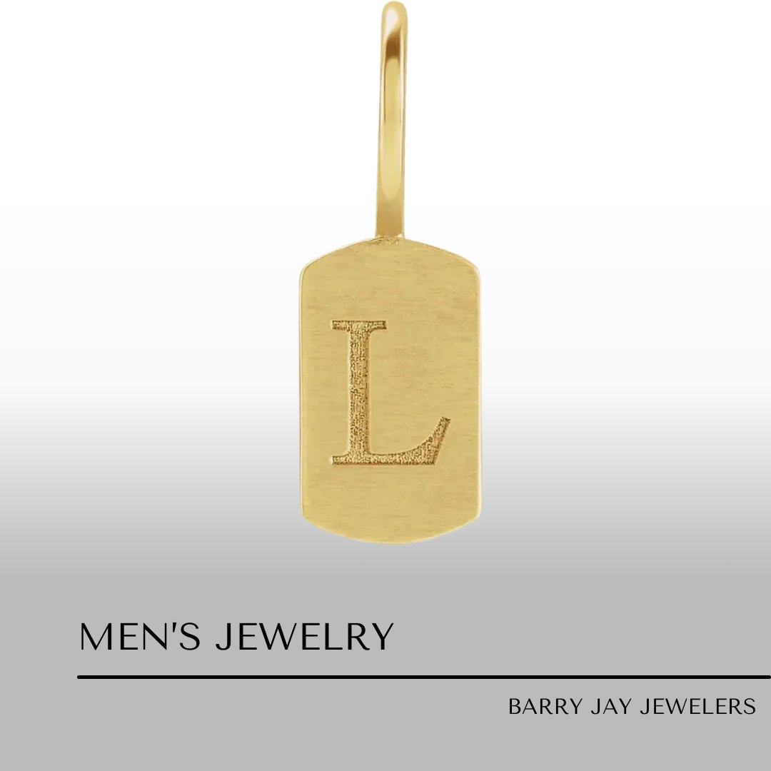 Guys: personalize your style with strength with this 14K Engravable Dog Tag Charm💪🏽

#BarryJayJewelers #MensJewelry #Swarthmore #MediaPA