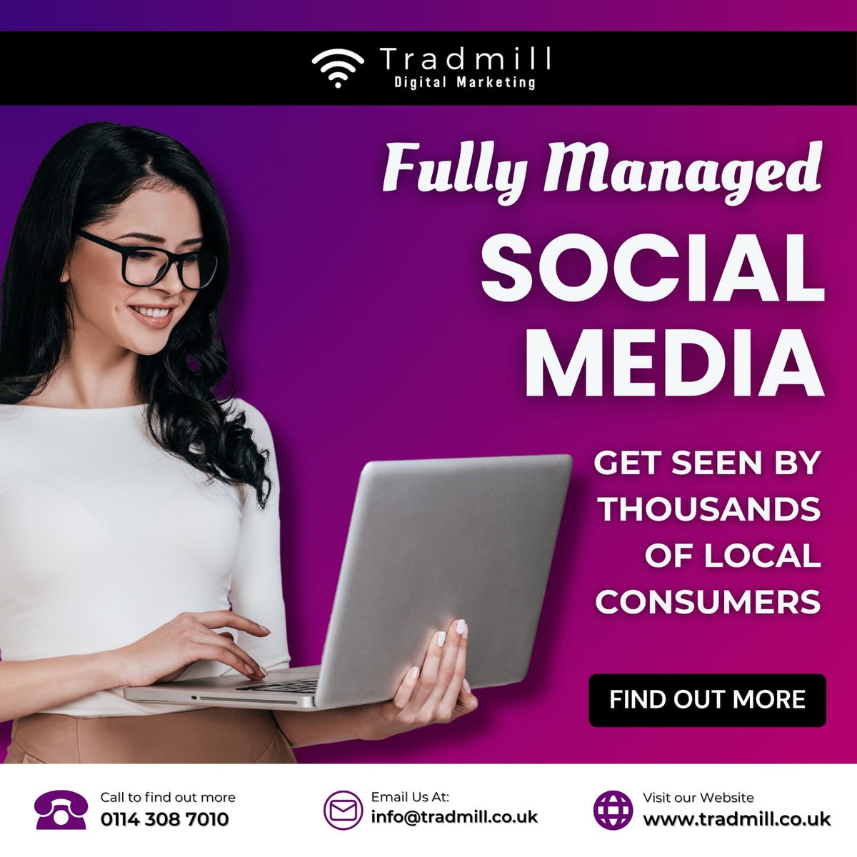 #Tradmill #Newwebsites #Sheffield #PayPerClick #FacebookAds #GoogleAds #InstrgramAds #PPC #digitalmarketing #marketing #socialmediamarketing #socialmedia #digitalmarketingagency #Franchisewithus #franchising #onlinebusiness #SouthYorkshire bit.ly/3OSvPba