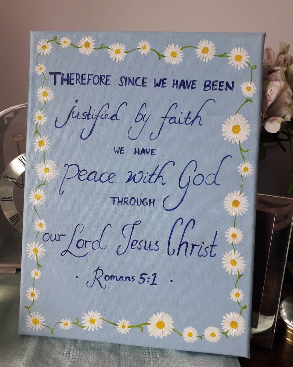 'Therefore, since we have been justified by faith, we have peace with God through our Lord Jesus Christ.' Romans 5:1
#truthfortuesday #heyharvest
Repost from @spreadthejoy_sj.designs