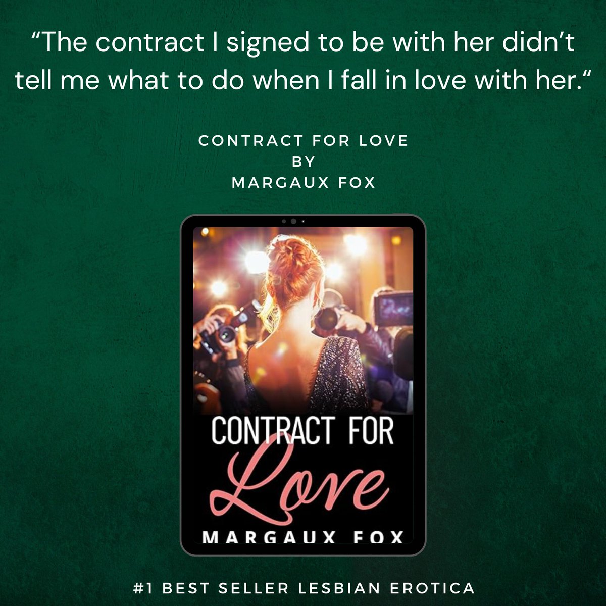 Out Now 💕 Contract for Love. Introducing a super steamy romance between a struggling track athlete and a Hollywood star. But when a secret contract comes into play, things get even more complicated. Will love win the end? 🖤 read it here mybook.to/IT1 #lesfic