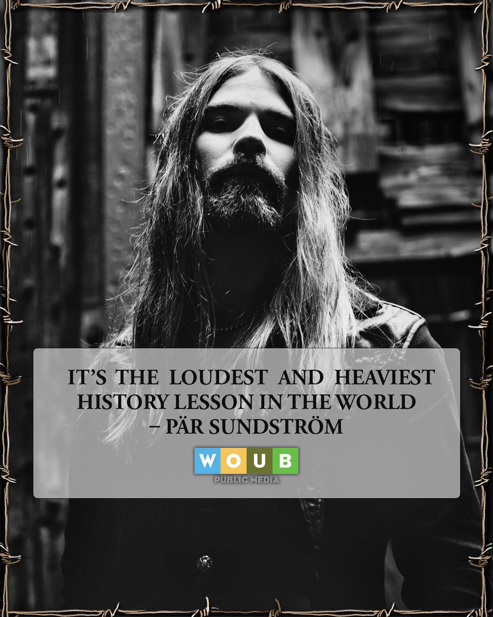 Pär Sundström: “It’s the loudest and heaviest history lesson in the world.” Do you agree with his one-sentence description of the band? BIG THANKS to @woub for this awesome interview. 🤘 Read it here 👉woub.org/2024/04/26/sab…