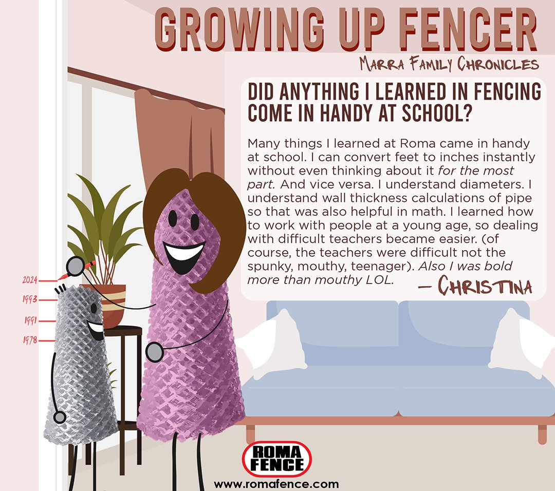 From subjects in school to dealing with difficult teachers, growing up a fencer gave our Executive VP a bit of an upper hand in school! 📚 #romafence #growingupfencer