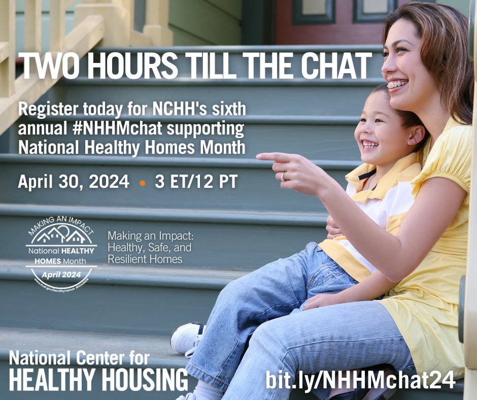 Just a few of today's #NHHMchat registrants: 
@CDHealthData, @CEH_Philly, @CEHN, @CityHealthData, @EH_4_ALL, @ejrl_usc, @hudhealthyhomes, @JCPHS, @LungAssociation, @Meridian_Bio, @mcup, @nchphorg, @nehaorg, @NewEnglandPEHSU, @OSUASPIRE, @RebldgTogthr, @youngiftedgreen #NHHM24