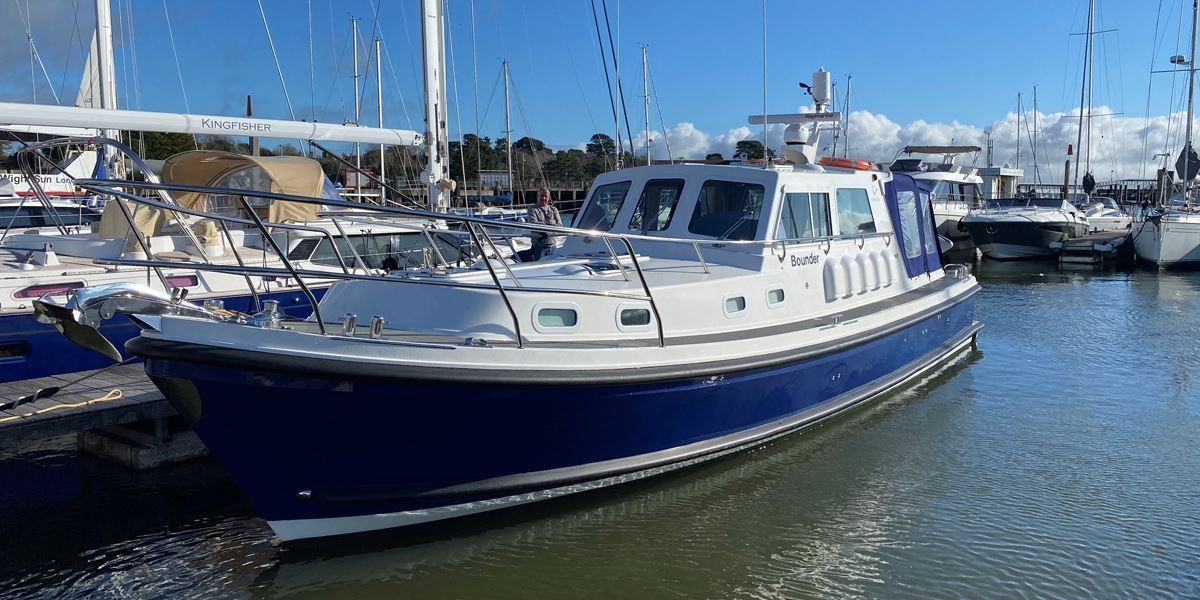 Have a look at the Seaward 42, BOUNDER. She has just had a price reduction. Asking £450,000 VAT paid. Lying Lymington, Hampshire, UK. buff.ly/3KSGd3q #motoryacht #yachtforsale #yachting #yachtbroker