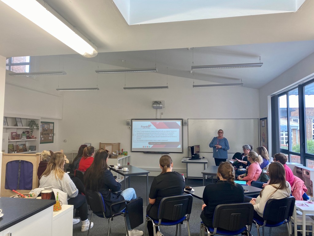 Last week, we welcomed local employers to our Education and Early Years T Level event! The event gave guests an over view of the fantastic courses on offer and a chance for us to meet with our amazing placement providers. Thank you for joining us 😃 #SeeYourFuture