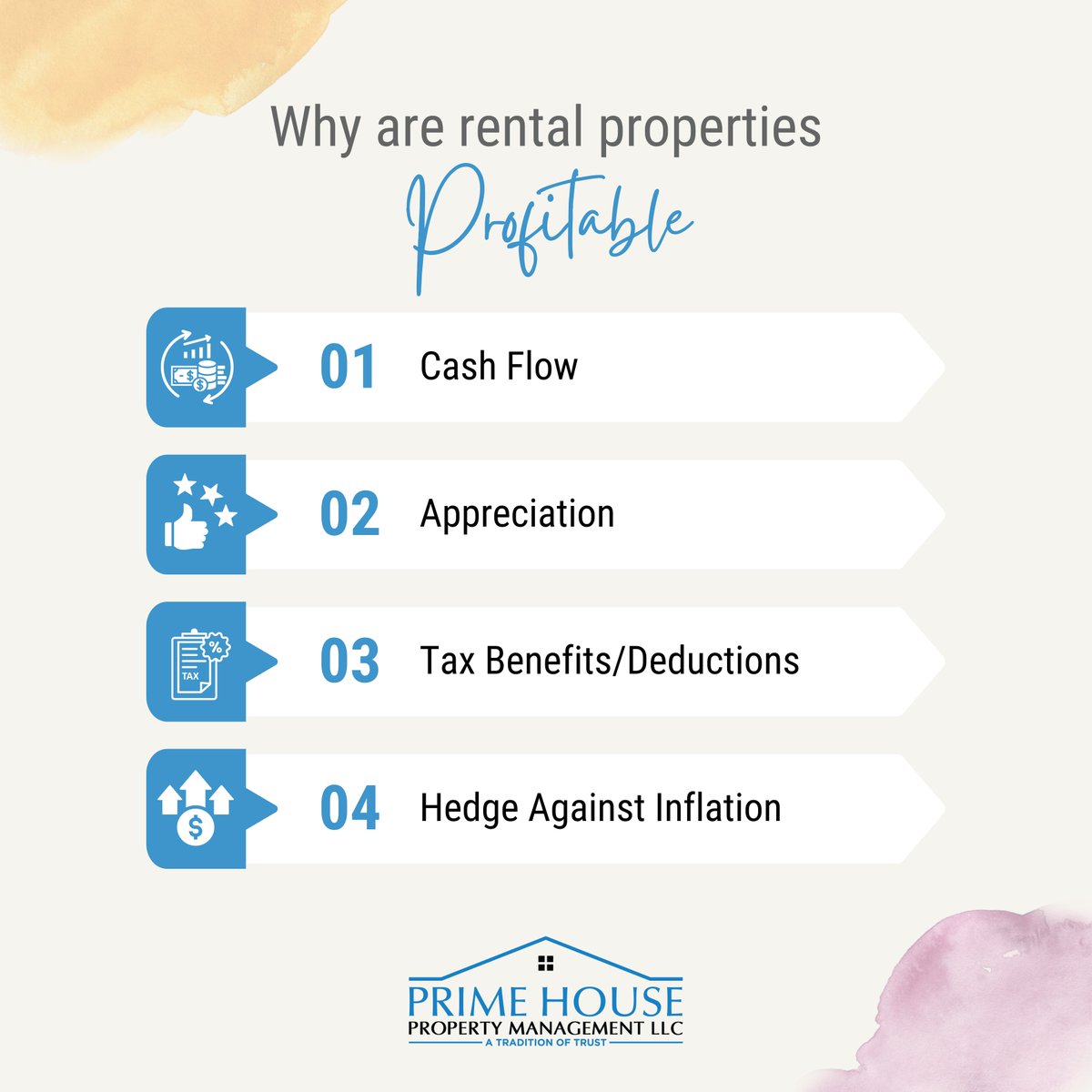 Rental properties can be profitable because they have the potential to generate passive income through monthly rent payments, appreciate in value over time, offer tax benefits.
----
🌐 primehouseproperties.com
.
#PropertyManagement #RealEstateManagement #PropertyPortfolio