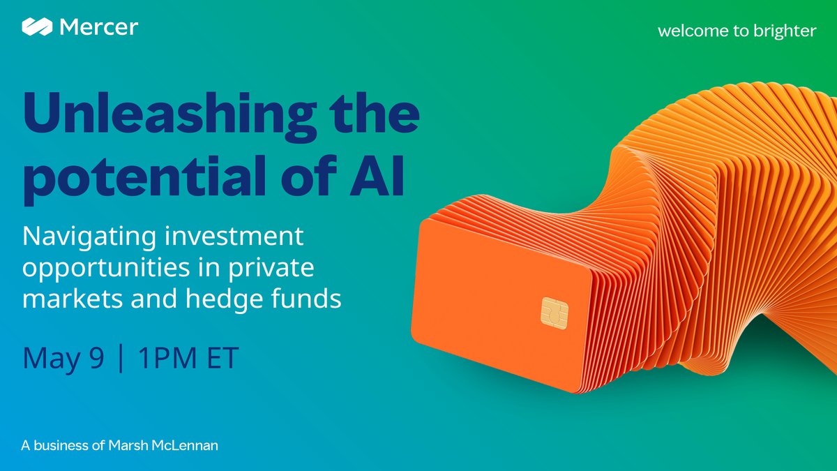 On May 9th, join us for a webinar where we'll be discussing the transformative power for #AI in the evolving #investment landscape. bit.ly/3WiIQkT #PrivateMarkets