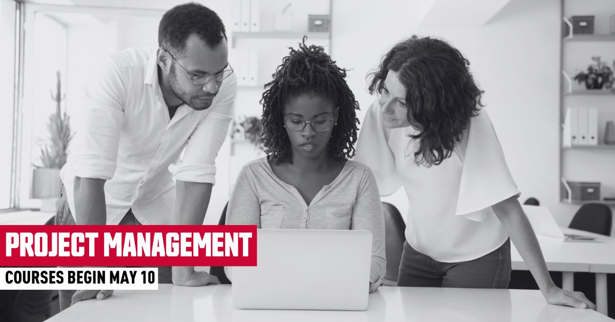 Ensure your projects are successful with our online Project Management courses. Save your spot in our courses starting on May 10. at.sfu.ca/SsaiMw