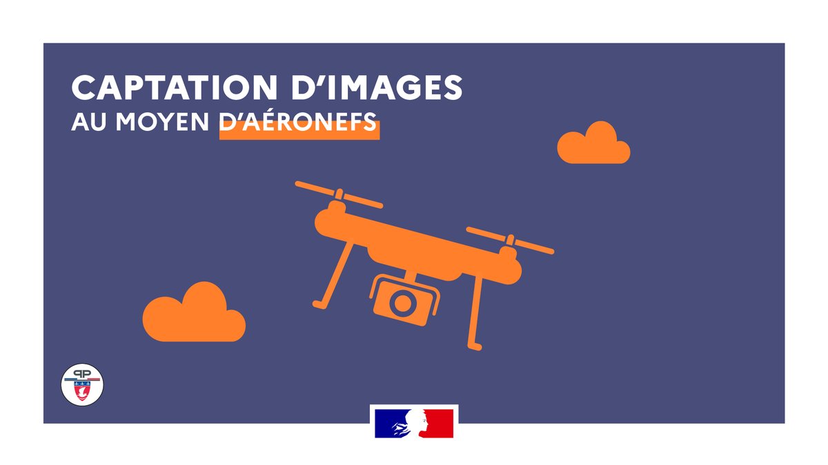 Un arrêté préfectoral (n°2024-00552) autorise la captation, l’enregistrement et la transmission d’images au moyen de caméras installées sur des aéronefs le 1er mai 2024 à #Paris.