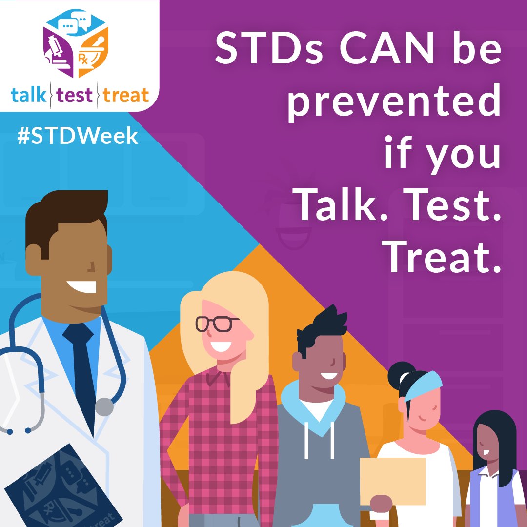 Talk openly to your partner AND healthcare provider about #sexualhealth & #STIs: bit.ly/2VpxY3H #TalkTestTreat #STIweek #GCPH