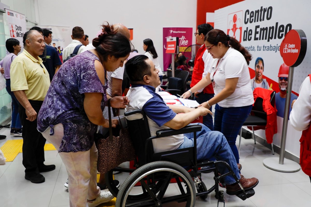¡Más oportunidades laborales! 🤟 Nos encontramos participando con la Red Alivia del Conadis en la Megamaratón del Empleo organizada por el @MTPE_Peru con más de 2400 ofertas laborales para personas con y sin discapacidad.