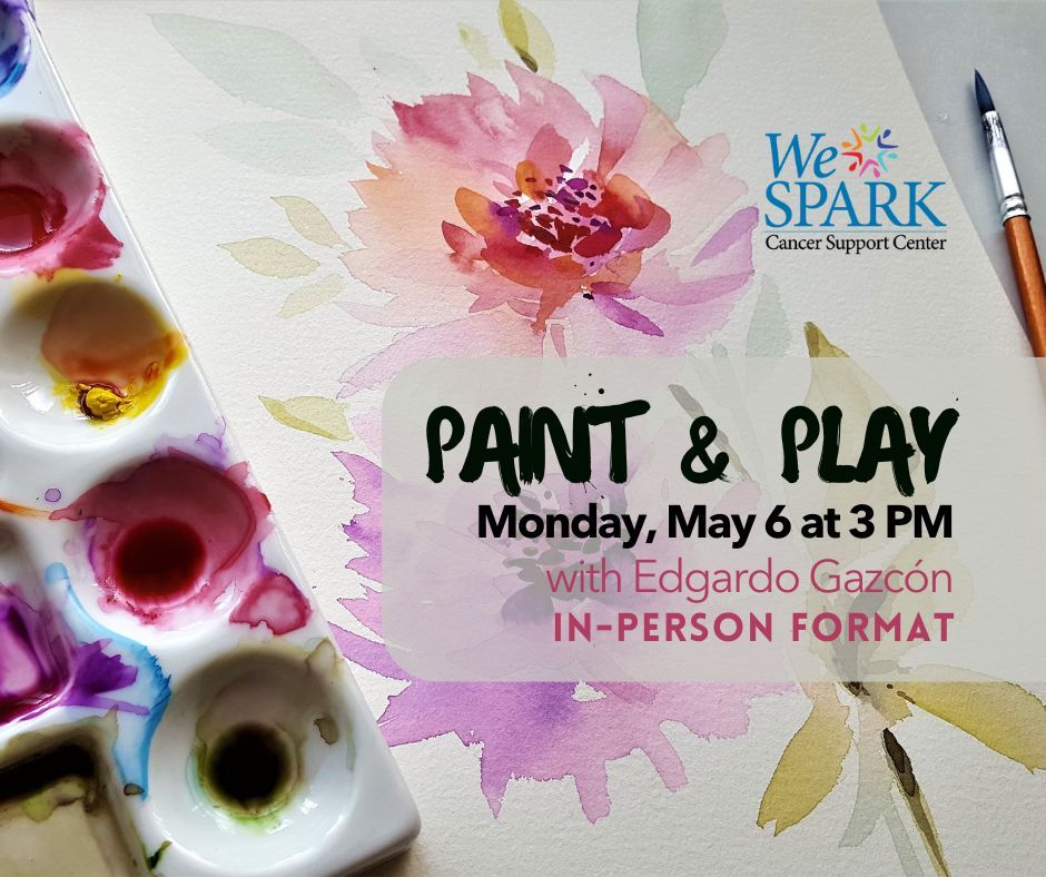 Please join Edgardo to let your #creativity flow while having fun and connecting to our community. This in-person program will be in English and español with May's theme of Exploring Expressionism.
#WeSPARK #cancersupport #paint #workshop #paintingworkshop #color #EdgardoGazcón