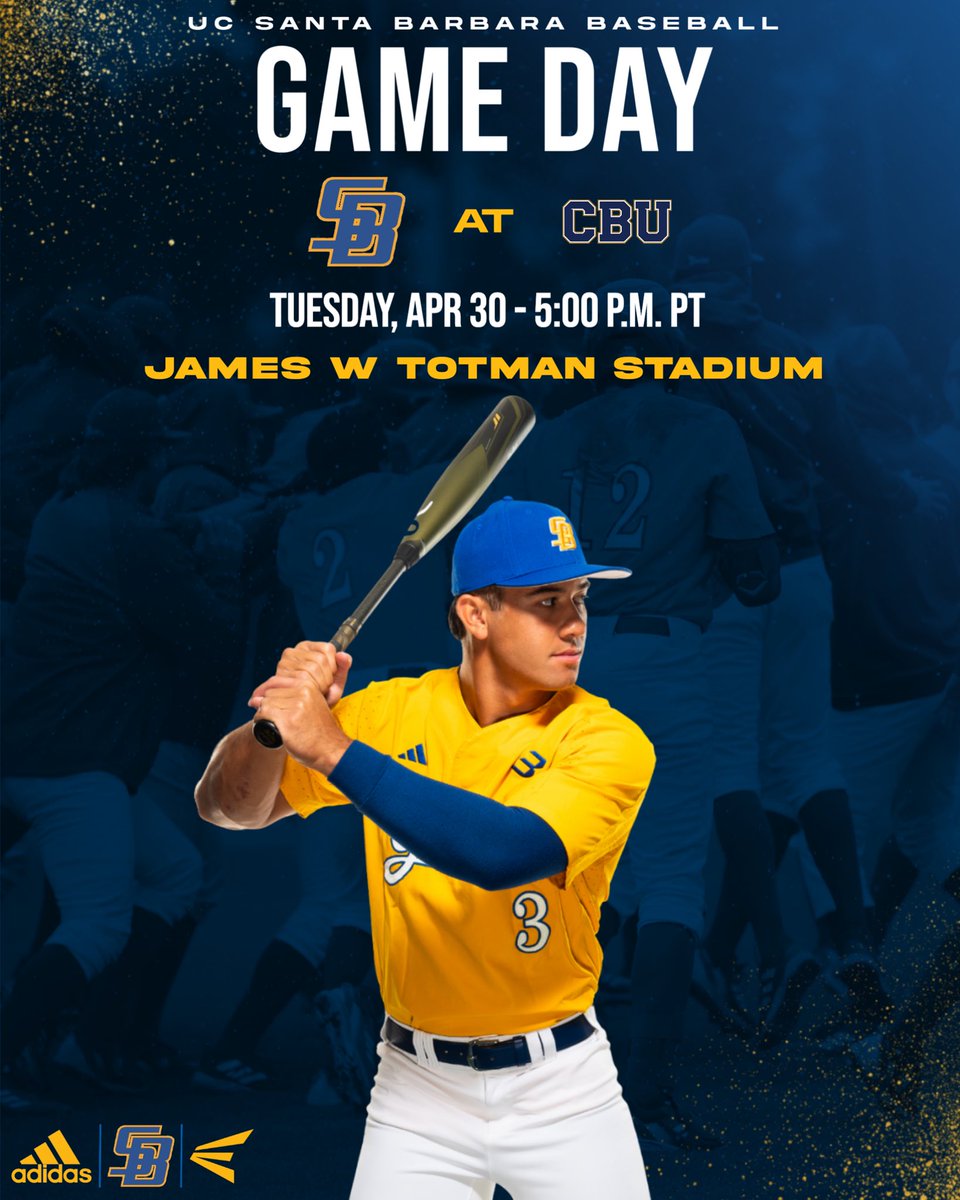 Set for the midweek battle against the Lancers! First pitch this afternoon at 5 PM! ⏰: 5:00 P.M. PST 📍: James W. Totman Stadium 📻: ucsbgauchos.com/watch/?Live=54… 📊: stats.statbroadcast.com/mobile/?id=501… #GoChos
